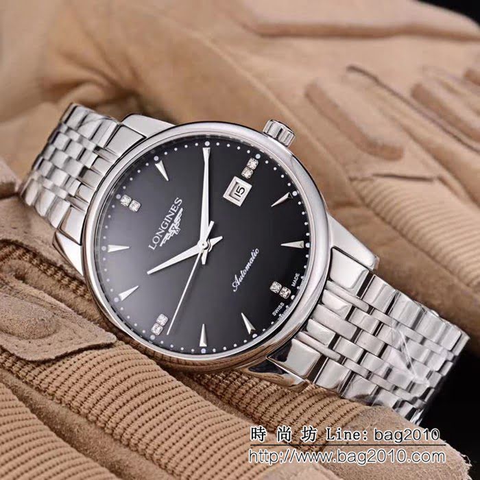 LONGINES浪琴 經典大三針 全自動機械 精品男士腕表 WSS0006